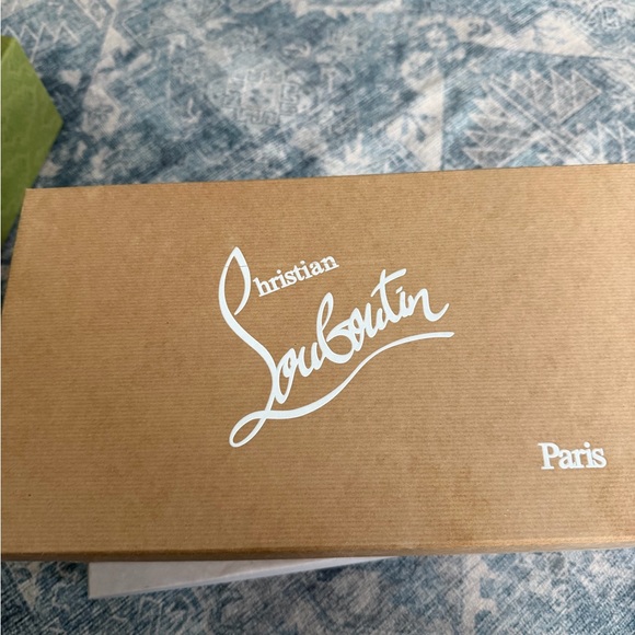 Christian Louboutin Beige Suede Loafers Men’s slip one - Picture 4 of 4